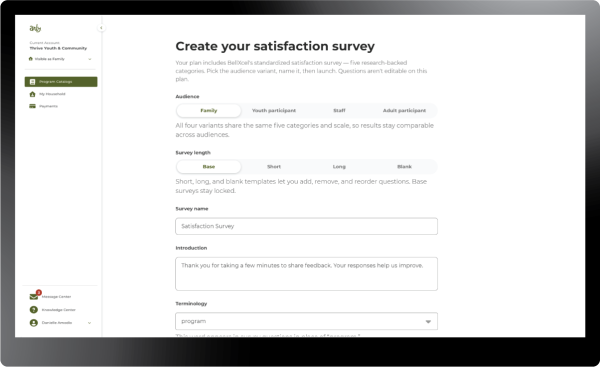 Tablet survey build