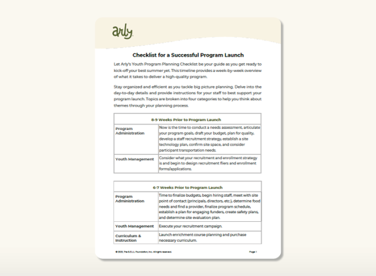 Checklist for a Successful Program Launch Images